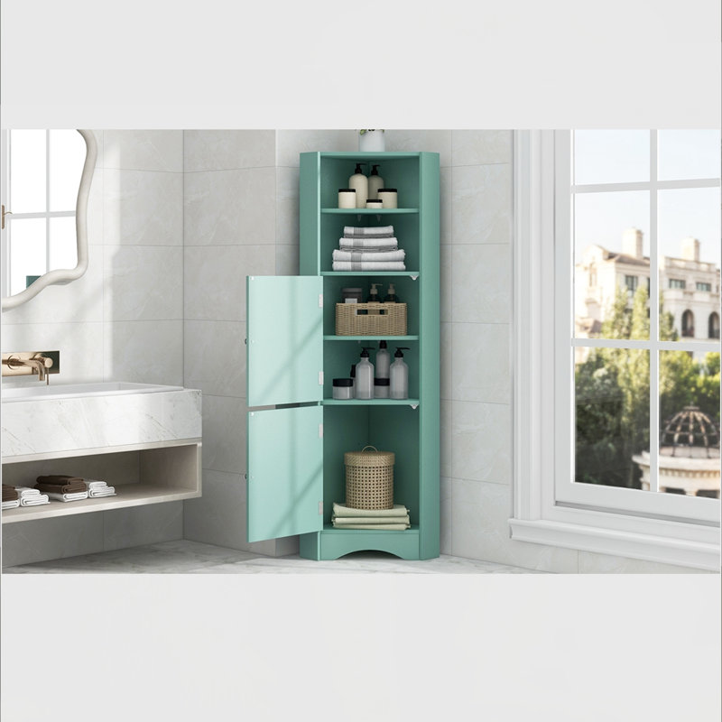 Lark Manor™ Freestanding Bathroom Corner Cabinet | Wayfair